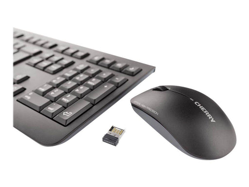 Cherry DW 3000 - Tastatur & Maus Set - Deutsch - Schwarz