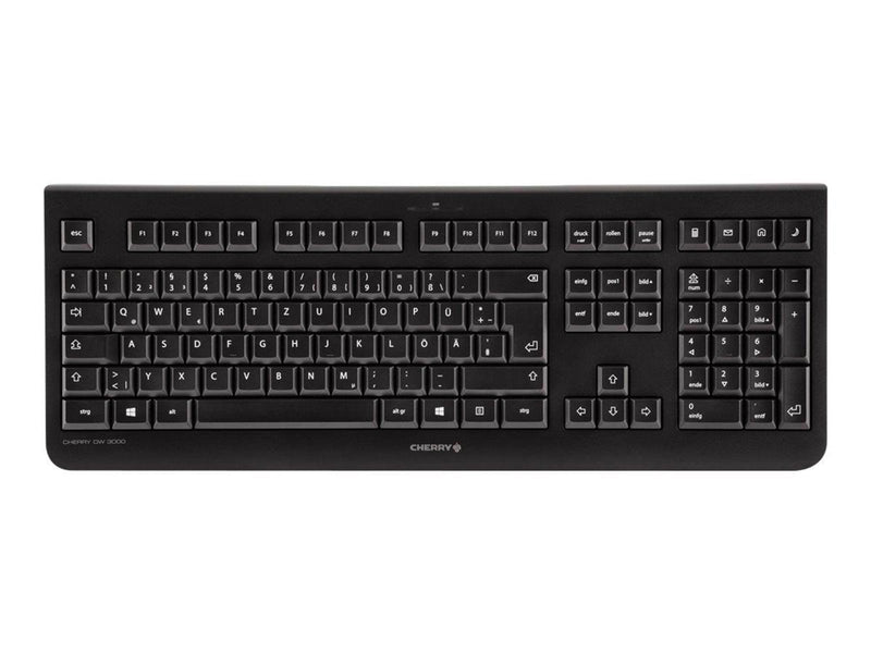 Cherry DW 3000 - Tastatur & Maus Set - Deutsch - Schwarz
