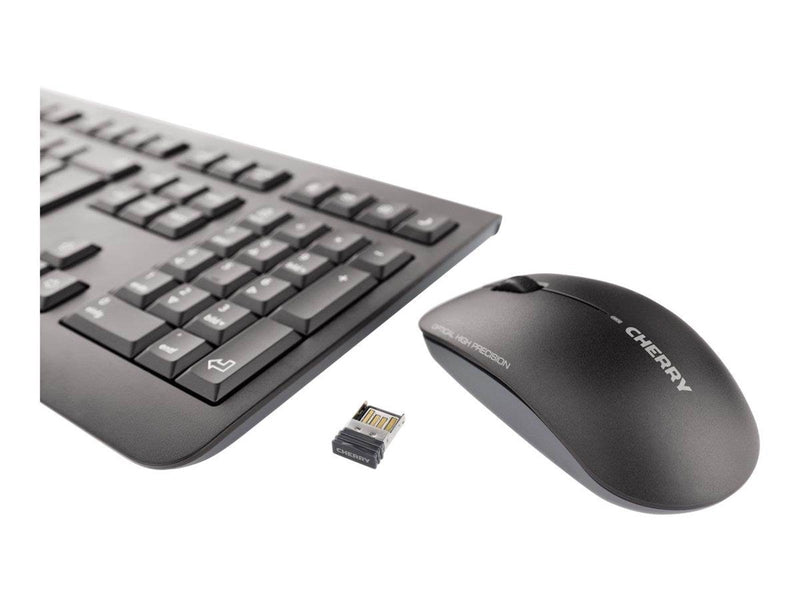 Cherry DW 3000 - Tastatur & Maus Set - Englisch (US) - Schwarz