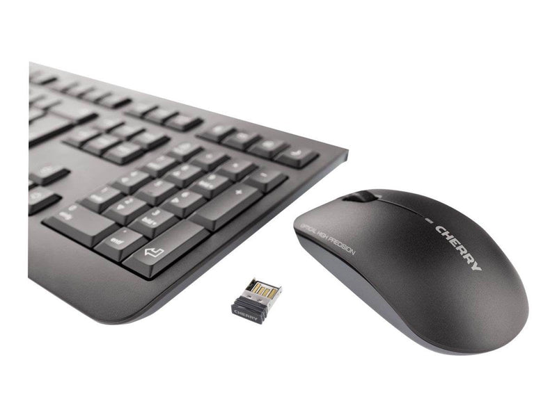 Cherry DW 3000 - Tastatur & Maus Set - Englisch (US) - Schwarz