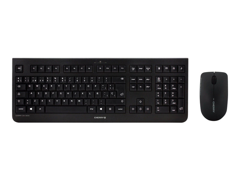 Cherry DW 3000 - Tastatur & Maus Set - Englisch (US) - Schwarz
