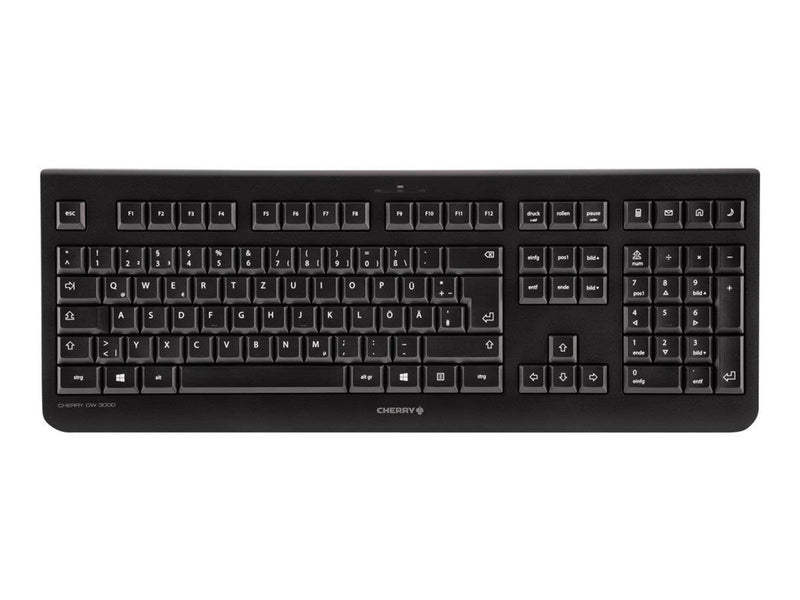 Cherry DW 3000 - Tastatur & Maus Set - Französisch - Schwarz