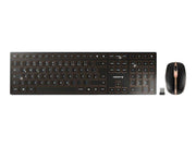 Cherry DW 9000 SLIM - Tastatur & Maus Set - Deutsch - Gold