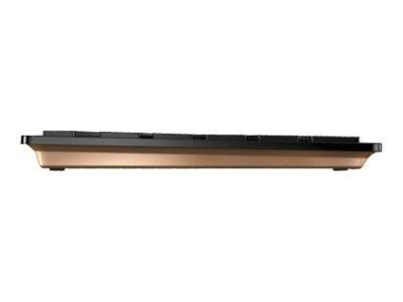 Cherry DW 9100 SLIM - Tastatur & Maus Set - Französisch - Gold