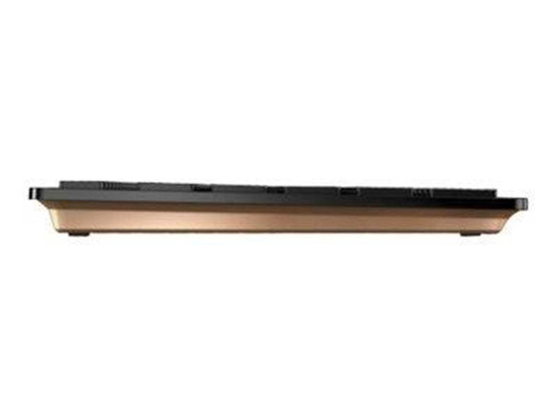 Cherry DW 9100 SLIM - Tastatur & Maus Set - Französisch - Gold