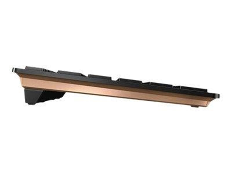 Cherry DW 9100 SLIM - Tastatur & Maus Set - Italienisch - Gold