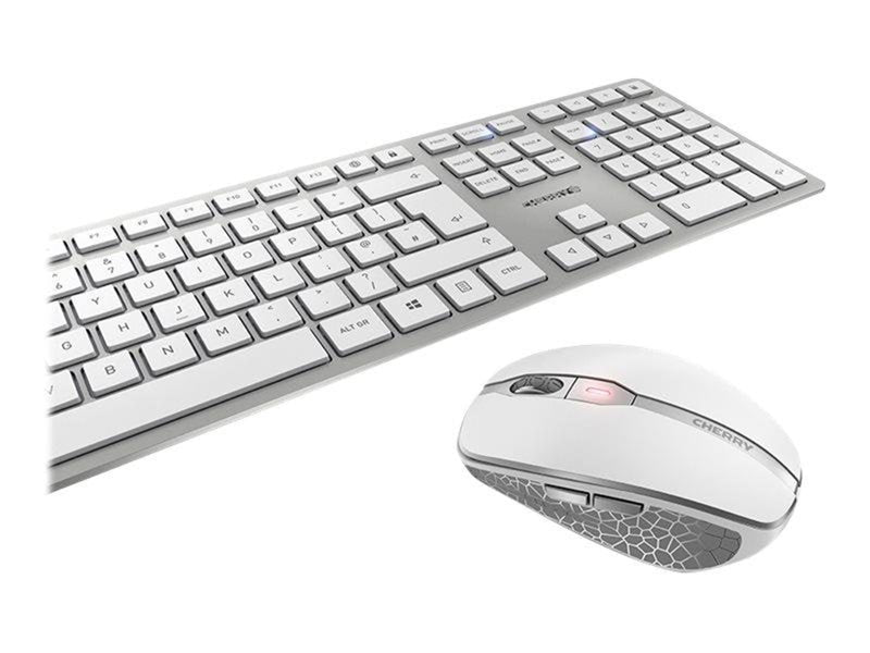 Cherry DW 9100 - Tastatur & Maus Set - Deutsch - Weiss