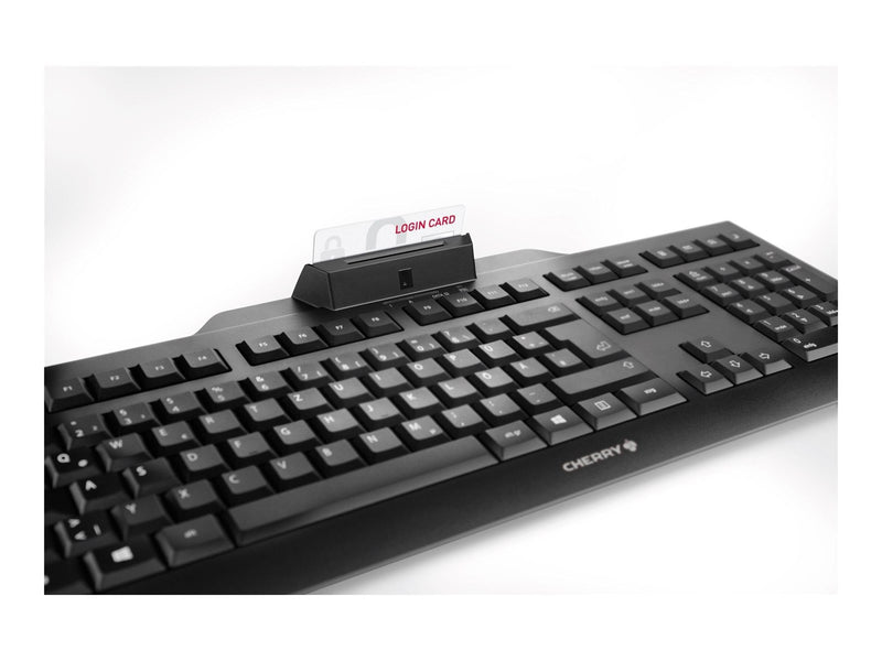 Cherry KC 1000 SC - Tastatur - Französisch - Schwarz