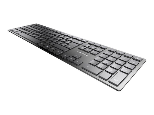 Cherry KW 9100 SLIM - Tastatur - Englisch (UK) - Silber