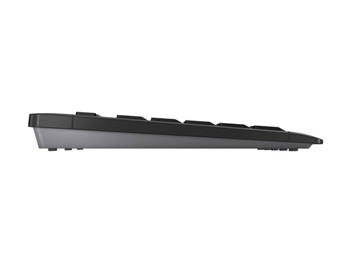Cherry STREAM DESKTOP COMFORT - Tastatur & Maus Set - Full-Size - Deutsch - Schwarz