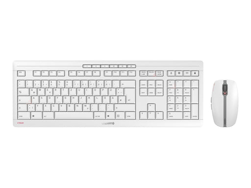 Cherry STREAM DESKTOP RECHARGE - Tastatur & Maus Set - Deutsch - Grau
