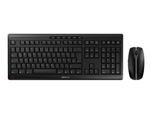 Cherry STREAM DESKTOP - Tastatur & Maus Set - Deutsch - Schwarz