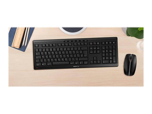 Cherry STREAM DESKTOP - Tastatur & Maus Set - Französisch - Schwarz