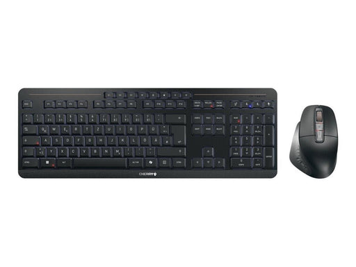 Cherry STREAM DESKTOP ULTIMATE - Tastatur & Maus Set - Full-Size - Deutsch - Schwarz