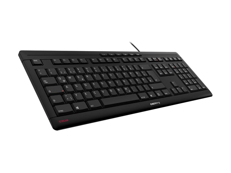 Cherry STREAM - Tastatur - Deutsch - Schwarz