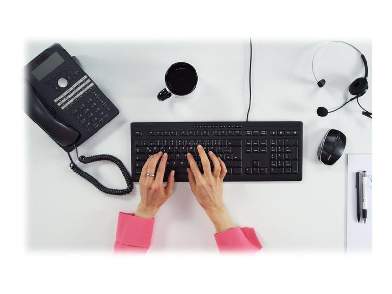 Cherry STREAM - Tastatur - Deutsch - Schwarz