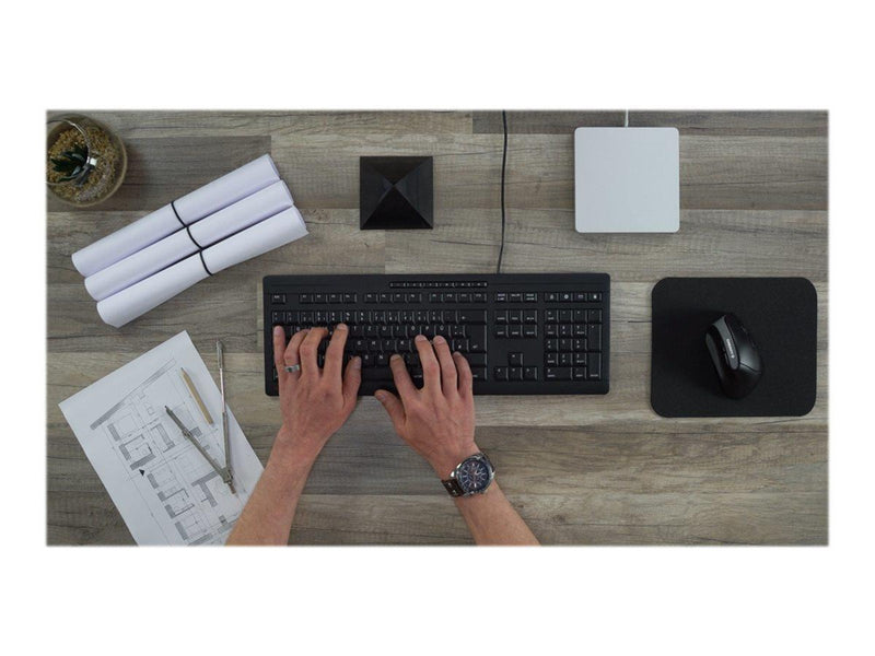 Cherry STREAM - Tastatur - Englisch (UK) - Schwarz