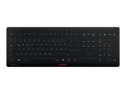 Cherry STREAM - keyboard - German - Tastatur - Deutsch - Schwarz