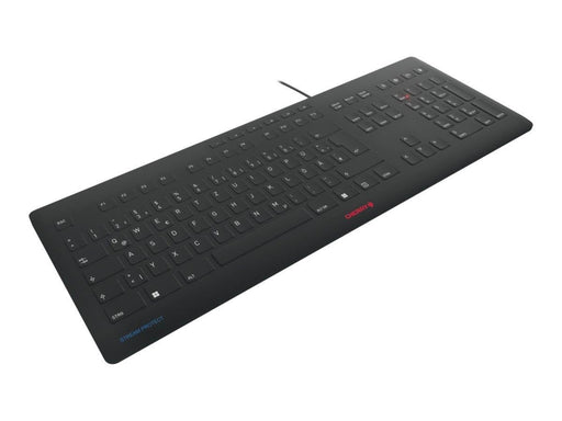Cherry STREAM - keyboard - German - black - Tastatur - Deutsch - Schwarz