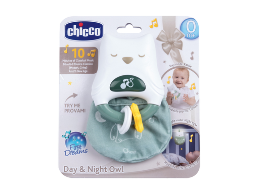 Chicco -Day & Night Owl Rattle