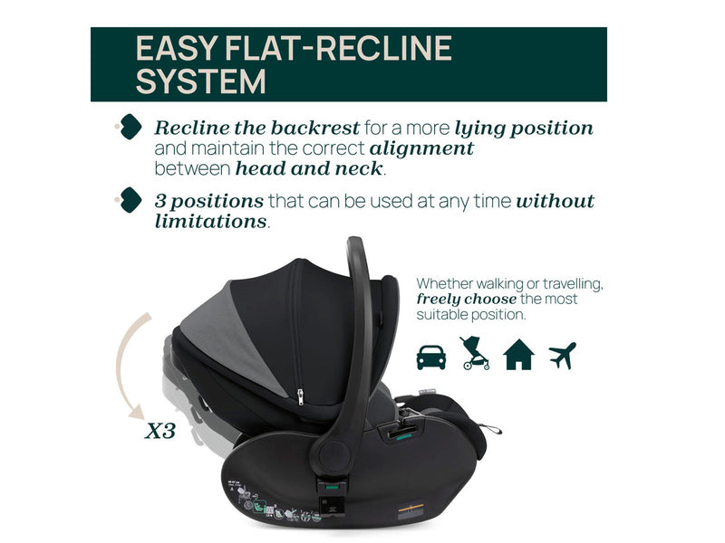 Chicco First-Seat Recline i-Size (40-87 cm)Vollständige 360 i-Size Basis (Zubehör separat erhältlich)