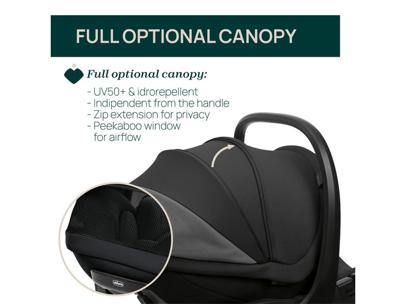 Chicco First-Seat Recline i-Size (40-87 cm)Vollständige 360 i-Size Basis (Zubehör separat erhältlich)