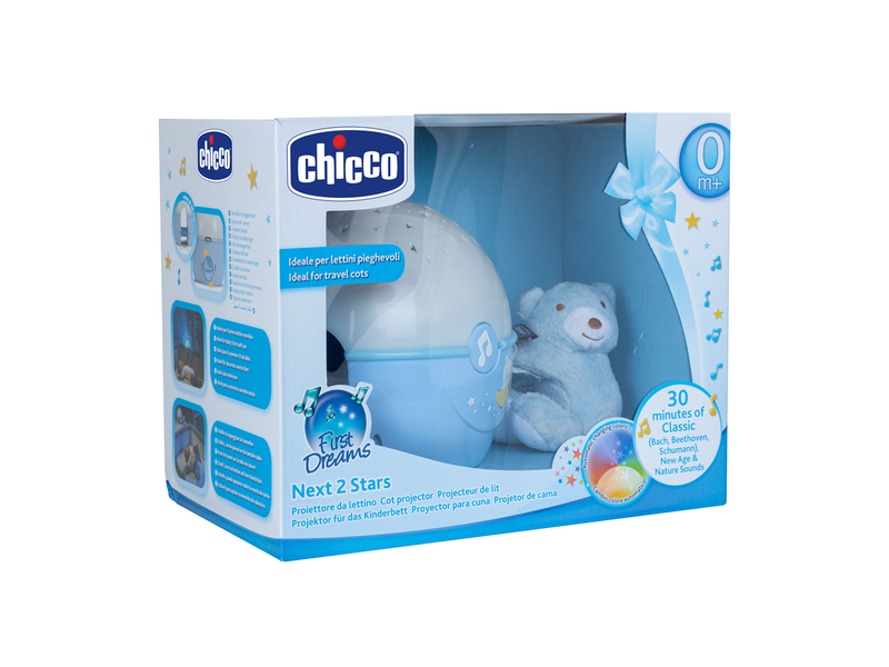 Chicco Next2 Stars projector light blue