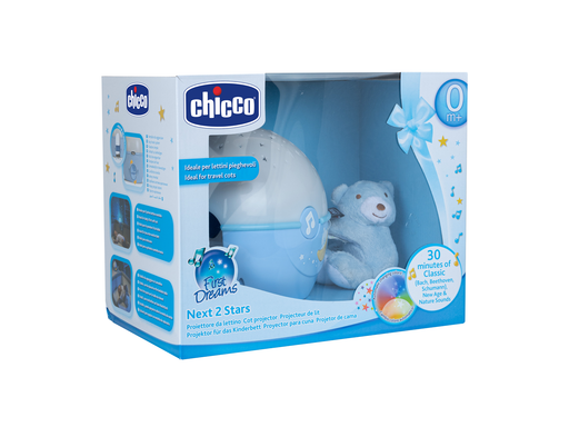 Chicco Next2 Stars projector light blue