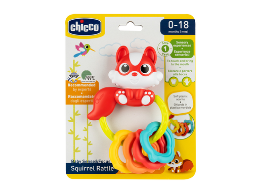 Chicco -Squirrel Rattle
