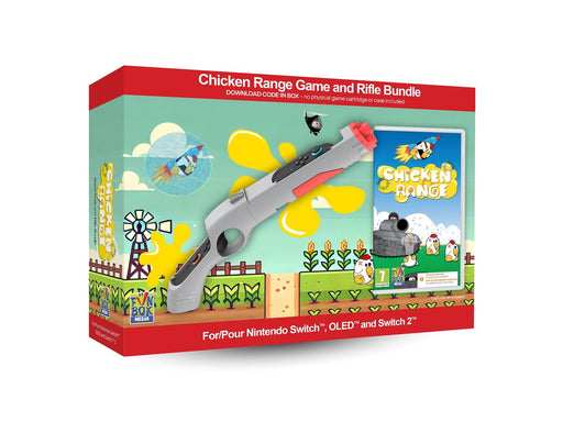 Chicken Range Game with Rifle Bundle (Code in a Box) - Nintendo Switch 2 - Shooting - PEGI 7