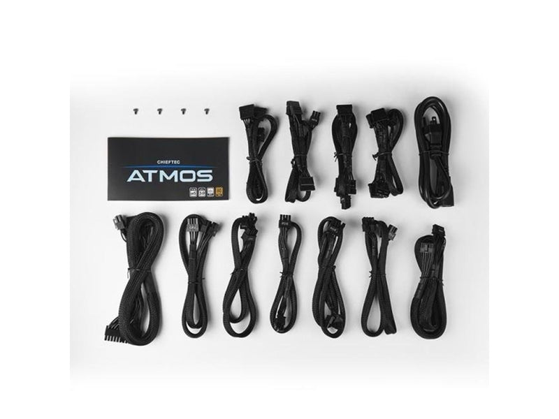 Chieftec ATMOS Series CPX-750FC - power supply - 750 Watt Netzteile - 750 Watt - 120 mm - ATX 3.0 - 80 Plus Gold zertifiziert
