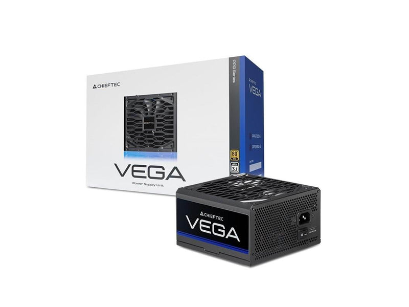 Chieftec VEGA Series PPG-750-S - power supply - 750 Watt Netzteile - 750 Watt - 135 mm - ATX - 80 Plus Gold zertifiziert