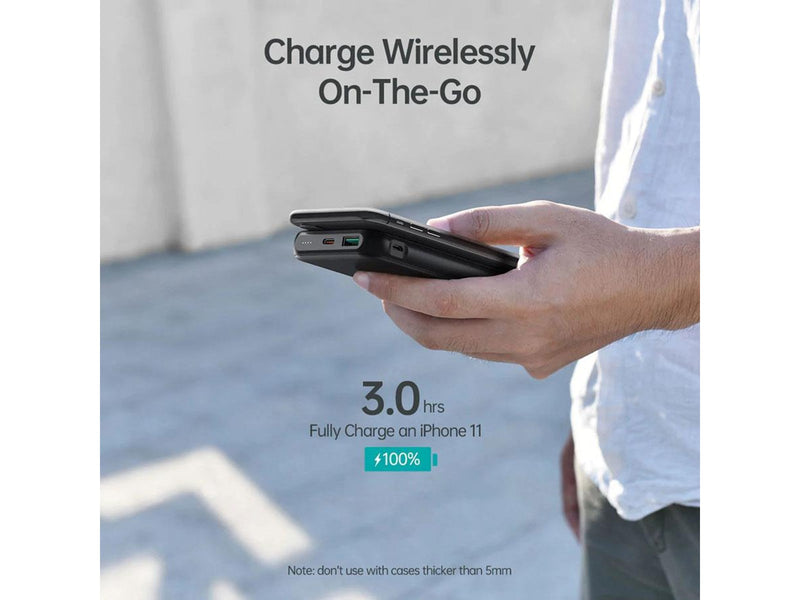 Choetech 10.000 mAh Magsafe Wireless Powerbank Black - 10000 mAh