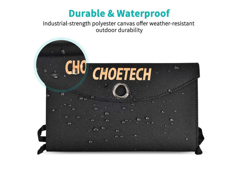 Choetech SC001 Portabel Solar Panel -19W - 2x USB-A