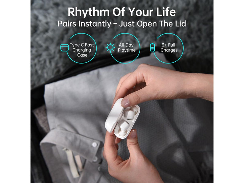 Choetech TWS In-Ear Headphones White