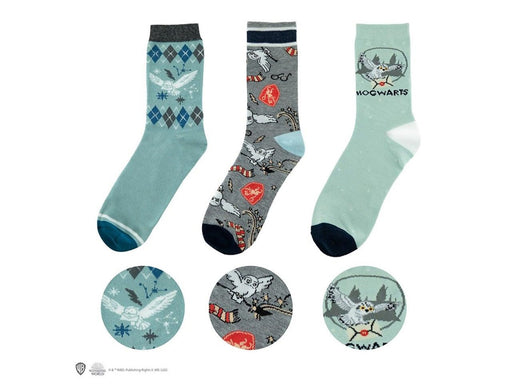 Cinereplicas - Set of 3 socks Hedwig - Harry Potter (CR1602) - Socken