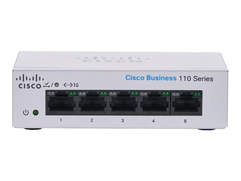 Cisco Switch Business 110-Series 5-Port 1GbE unmanaged
