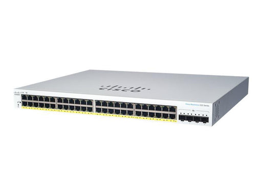 Cisco Switch Business 220-Series 52-Port 1/10GbE smart managed