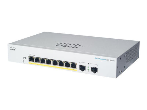 Cisco Switch Business 220-Series 10-Port 1GbE 65W PoE smart managed