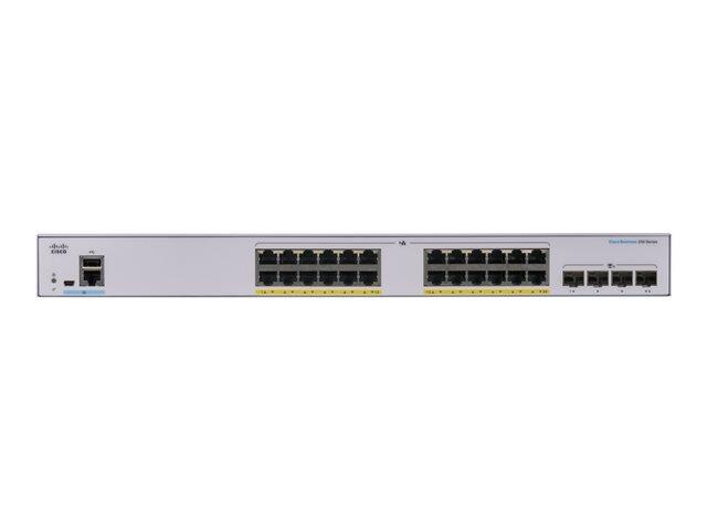 Cisco Switch Business 250-Series 28-Port 1/10GbE 370W PoE smart managed