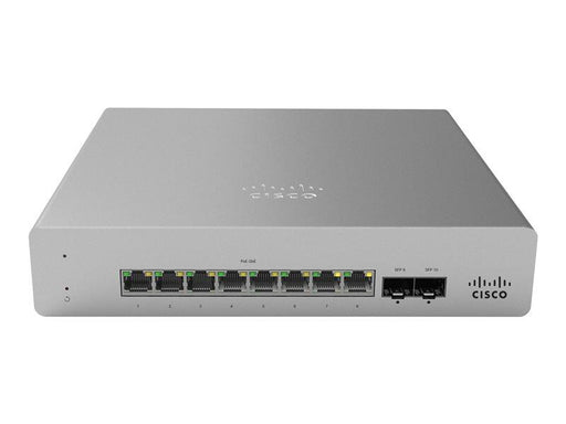 Cisco Switch Meraki MS120 10-Port 1GbE 67W PoE managed