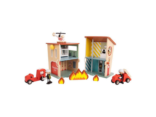 Classic World Wooden Fire Station