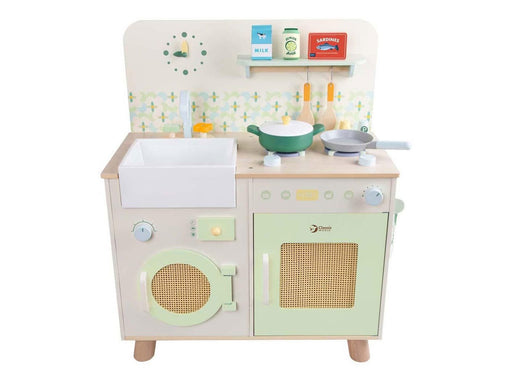 Classic World Wooden Kitchen with Accessories - 14pcs.