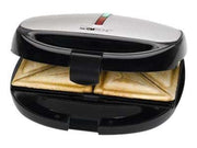 Clatronic ST/WA 3670 - sandwich maker / waffle maker / grill - black/inox