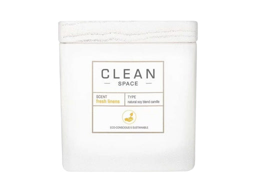 Clean Space Fresh Linens Scented Candle 227 g