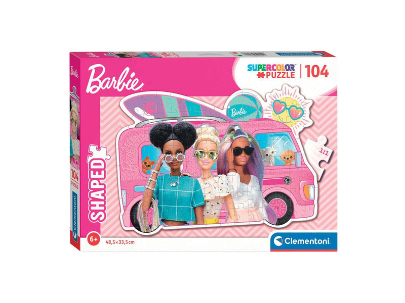 Clementoni Jigsaw Puzzle Super Color - Barbie Surf Bus 104 pcs. 2D Puzzles