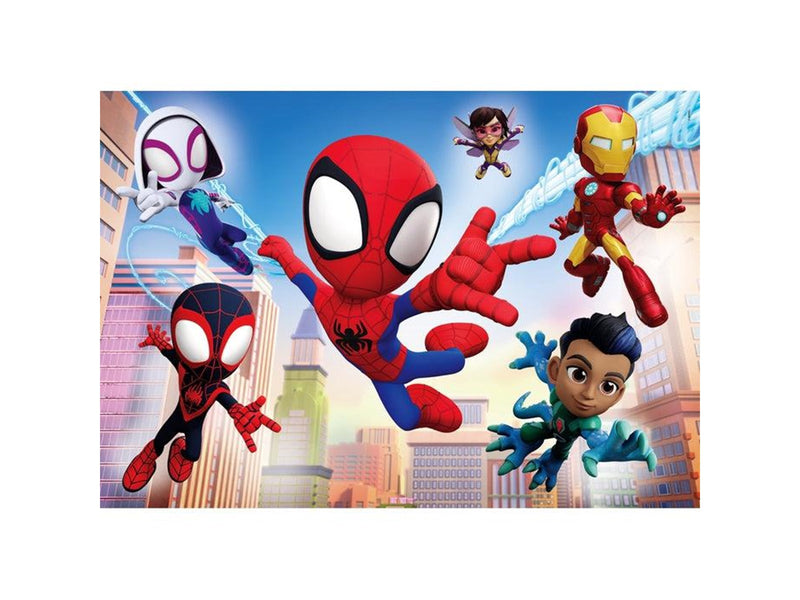 Clementoni Jigsaw Puzzle Super Color Spidey and His Amazing Friends 2x60pcs. 2D Puzzles