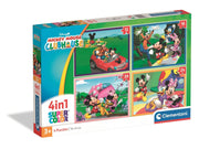 Clementoni Puzzle 4-in-1 Mickey Mouse Club House 2026 2D Puzzles