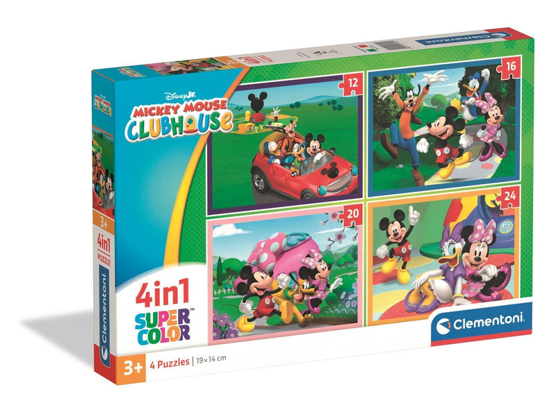 Clementoni Puzzle 4-in-1 Mickey Mouse Club House 2026 2D Puzzles