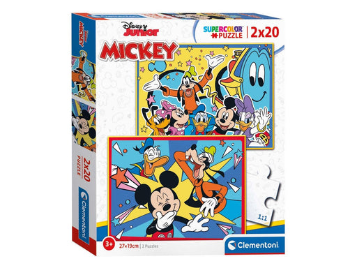 Clementoni Puzzle Mickey Mouse 2x20st. 2D Puzzles